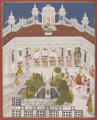 M Ari Singh esegue Puja in Amar Vilas da Unbekannt Unbekannt
